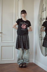 26SS★ ストロベリークロップリンガーT