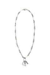 Triple Lock Bonechain Necklace