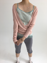 Som Striped Lace Sleeveless (4color)