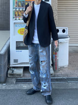Balance collarless jacket