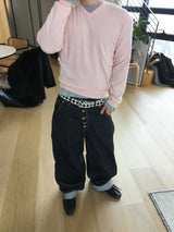 No.1535 steady V KNIT (4color)