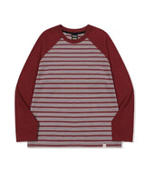 26FW★ストライプ ラグラン ロングスリーブ