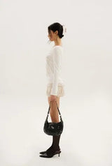 Silhouette tee - ivory