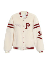 wool quilting base ball jumper jacket