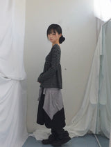 Ribbon Stripe Loose Top