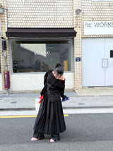  MELLOW WAVE PLEATS SKIRT