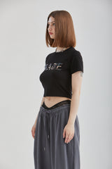 ミリクロップドTシャツ