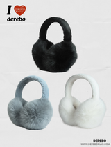 Rabbit fur earmuffs