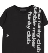 Tess Funky Lettering Crop Tee