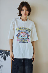 26SS★ピーチ サマー ショートスリーブ Tシャツ