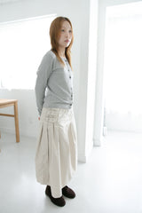 button point cotton cardigan(3colors)