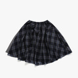 Layered Twister Star Skirt - Charcoal