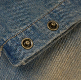 Summer Cool Oil Washed Western Denim Shirt
