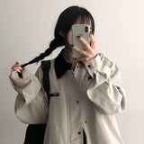Dub boxy zipper collar jacket