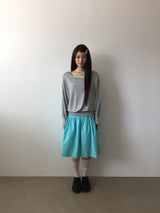 リンダーオフショルダーボタンTシャツ (3color)