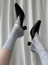 レイヤード カラー ウォーマー ソックス(2c)