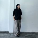 Fog Grey Volume Pants