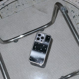starry night silver epoxy case. black sky