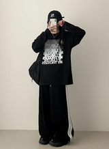 NT Gradient Noise Printed Long Sleeve Tee