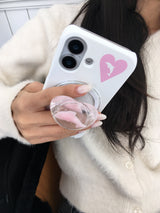 ドルフィンマグセーフカードストレージハードスマホケース(ピンク)