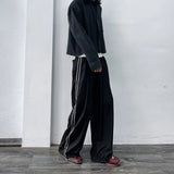 Bungee Hem Track Wide Trousers