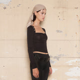 Bolero Layer Top [Black]