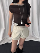 Kelsey Two-Way Off-Shoulder T-Shirt
