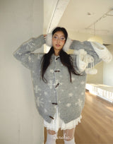 Cabin Toggle Oversized Fit Knit Cardigan