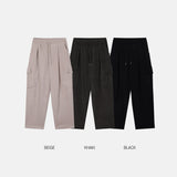 フリースワイドスリットパンツ (3 Colors)