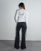 Jagiya Crew Neck Long Sleeve White