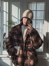 Oted Check Double Coat