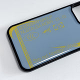 Dusty, Nostalgic Vibes Phone Case (PowderBlue/Goldenrod)