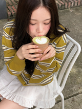 #LM デイリーマルチボーダーカラーニット (3color)