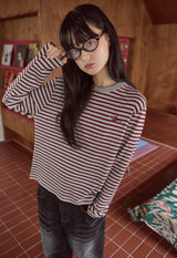 26SS★ パピーストライプ長袖Tシャツ
