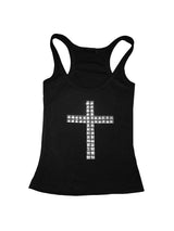 rainbow piece cross mini top(3 color)