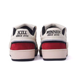 KILLWINNER Red ジャーマントレーニングシューズ,レトロ アンド スタイリッシュ シューズ,ユニセックススタイル
