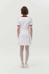 OPEN COLLAR SPORTY DRESS