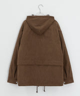 Harvey Corduroy Quilted Hood Jumper