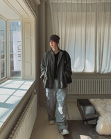 Himon Sweat Dart Pocket Cargo Wide Pants