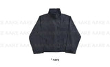 HIGH-NECK BUTTON JACKET