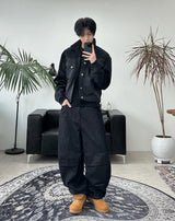Lafren Crop Mix Knit Jacket