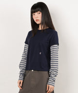 Twister Star Angel Layered Long Sleeve - Navy 