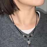 紅雲  Cats Eye Gemstone Beads Necklace