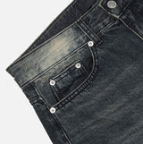 RuenB マッドサンドカーブデニムパンツ