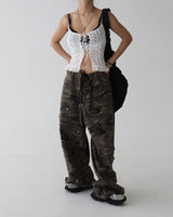 corset lace bustier blouse