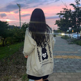 ブラックバニー バックパーカー ジップアップ