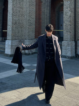 Solari Double-Breasted Long Coat (2 Colors)