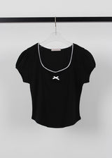 RIBBON PUFF TEE
