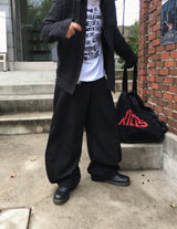 No.1370 Rダートワイドコットンスナップパンツ (3color)