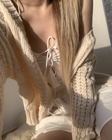 General Shirring Strap Top (White)